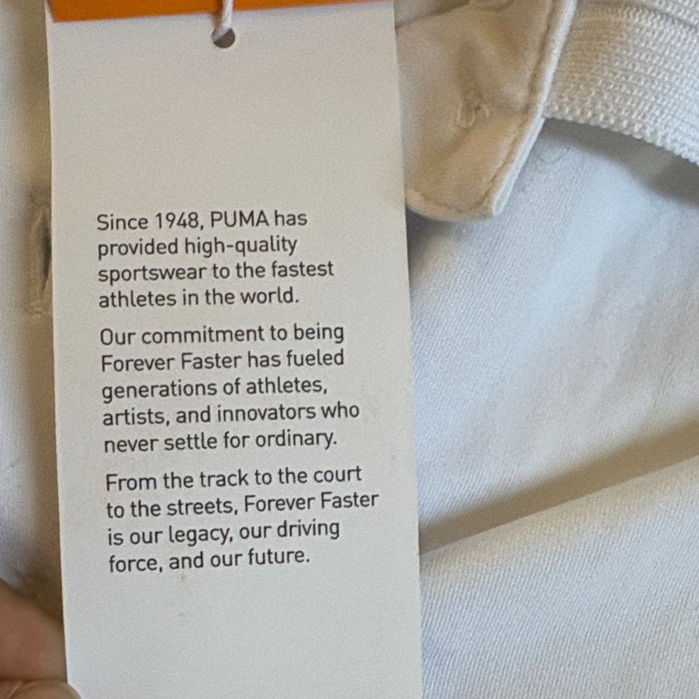 Woman’s Puma Cloudspun White Polo Shirt - L. NWT - Picture 5 of 7
